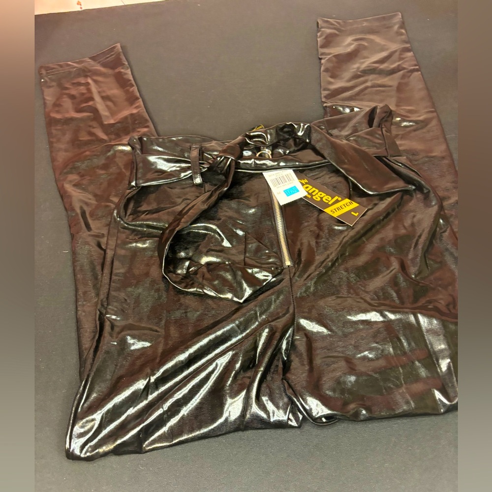 Patent Leather Look Pant